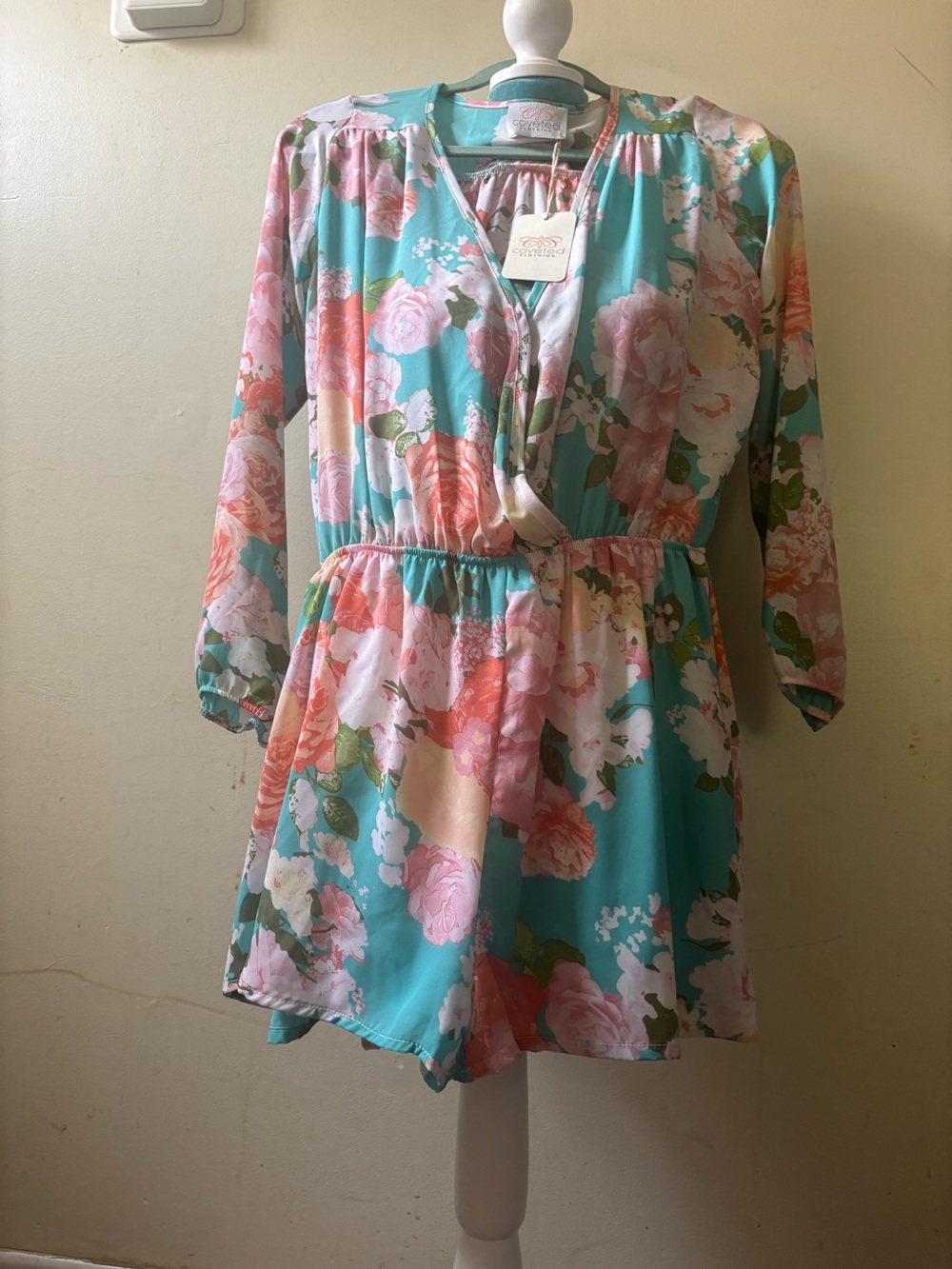 NWT Floral Short Jumpsuit
